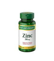 Natures Bounty Zinc สังกะสี 50mg. 100เม็ด