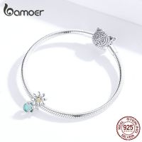 Bamoer Fireflies and Daisy Charm 925 Silver