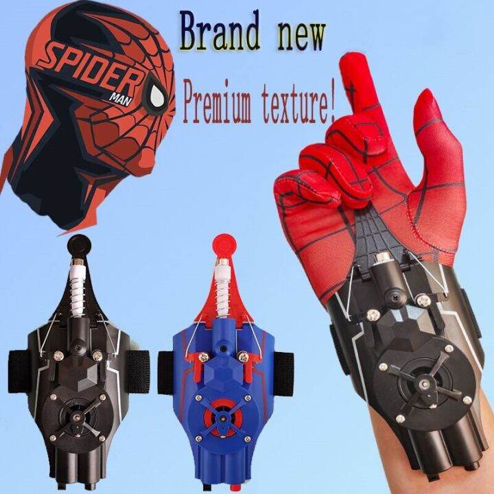 Spiderman  Shooters Toys Wrist Laher Device Spider Man Peter Cosplay