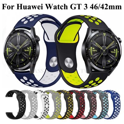 สายนาฬิกา Silicone Strap for Huawei Watch GT 3 46mm GT3 42mm GT Runner GT 2 Magic Watch 2 Pro Watch Band 22mm 20mm
