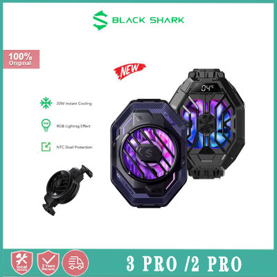 FunCooler Black Shark หน้าจอแสดงผลอุณหภูมิพลังงาน20W พัดลมโทรศัพท์3 Pro สำหรับโทรศัพท์ iPhone/Black Shark 5 /Rog/Xiaomi/Poco