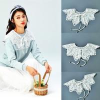 Lace Fake Collar Wild Hollow Collar Lace Cape Cloud Shoulder Pearl Lace Shawl Fairy Girl Accessories Antique Ornaments