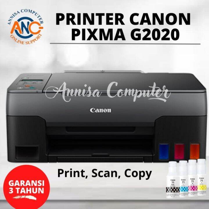 Printer Canon Inkjet G G Multifungsi Print Scan Copy Lazada Indonesia