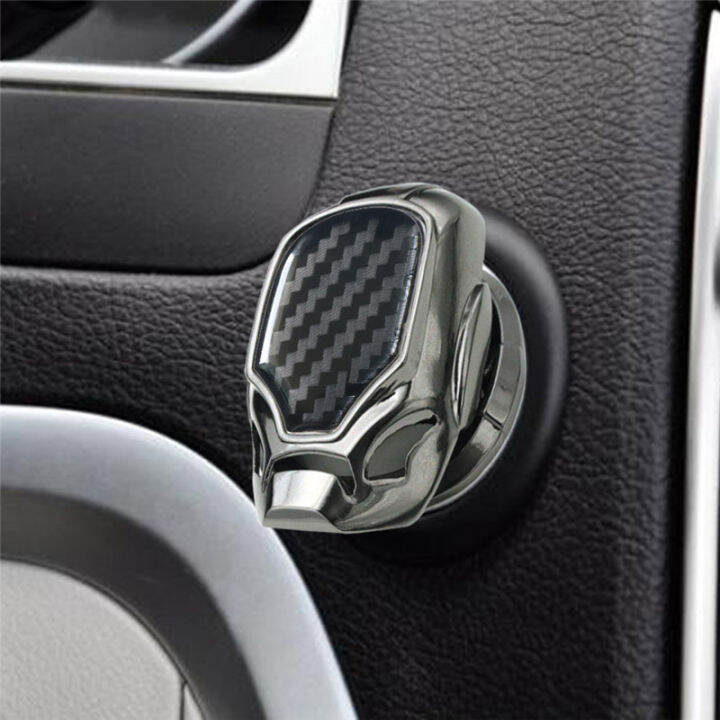 Ironman Car Engine Start Stop Push Button Cover Decorative Trim Sticker