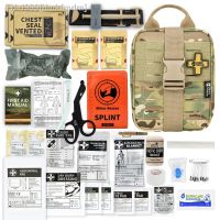 ❇✴ jfmkfmdm RHINO RESCUE-SE IFAK Trauma Aid Kit Molle Bolsa Médica para Carro Casa Viagem Caminhadas Camping Emergência Survival