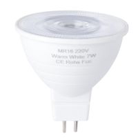 【♘COD Free Cas♘】 lg9j5o Mall หลอดไฟสปอตไลท์ Led Gu 10 Lampu Penerangan Rumah ประหยัดพลังงาน6 12ดวงหลอดไฟ Led Mr16 Gu5.3 Gu10 5W 7W