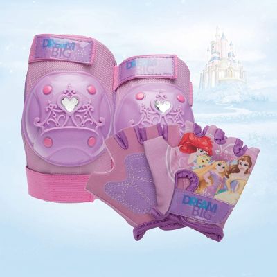 ถุงมือและสนับเข่าBell Disney Princess Child Bike Accessories