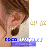 COCOJEWELRY ต่างหูเกาหลีอารมณ์เรียบง่ายสำหรับผู้หญิงทุกการแข่งขันเครื่องประดับแฟชั่น