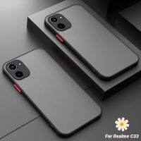 Realme C33 C 33 RealmeC33ผิวเคสโทรศัพท์รู้สึกปลอกกันกระแทกนุ่มหลังซิลิโคนฝาครอบป้องกันเลนส์กล้อง