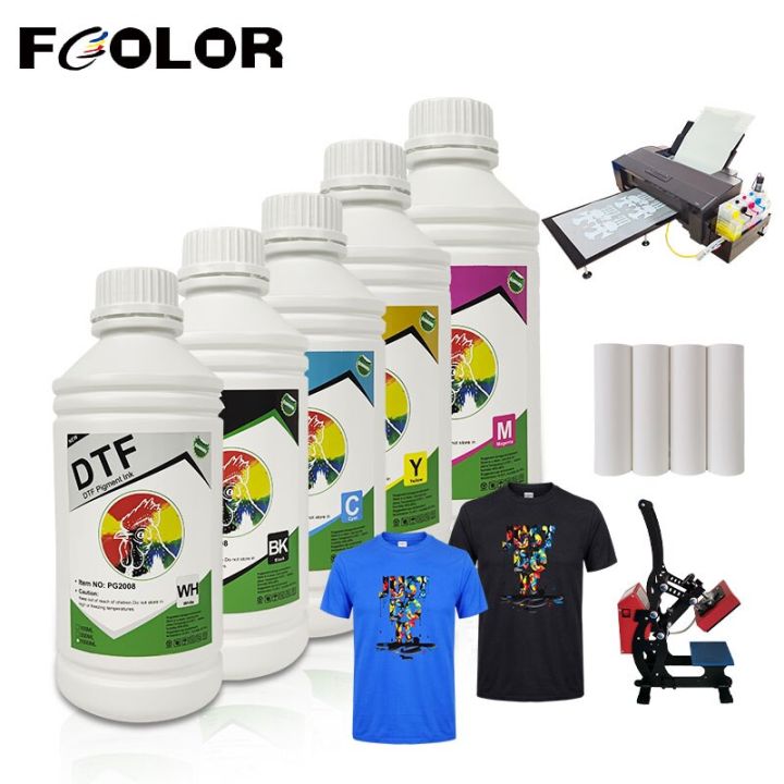 fcolor-6ขวด-500มล-ชุดหมึกสี-dtf-หมึกพิมพ์-dtf-pg2008ราคาไม่แพงสำหรับ-i3200-dtf-ฟิล์ม-pet-การพิมพ์ถ่ายโอนเสื้อยืดลายเครื่องพิมพ์