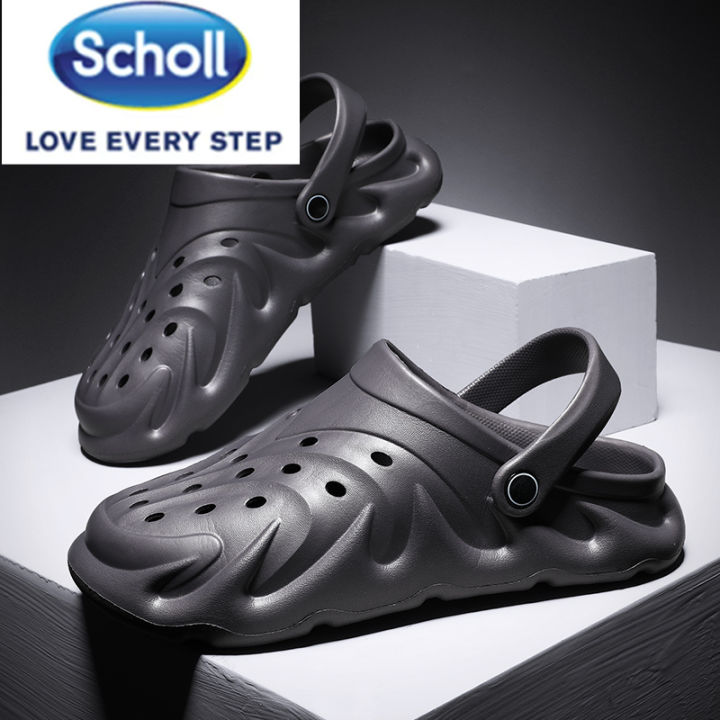 scholl-สกอลล์-scholl-รองเท้าแตะสำหรับนวดรองเท้าแตะสไตล์ใหม่และรองเท้าแตะสำหรับผู้ชายรองเท้าแตะเพื่อสุขภาพบ้านพื้นแบนด้านนอกสวมใส่ได้ทุกแบ-รองเท้าสกอลล์-nbsp-รองเท้าสกอ-สกอล์-scholl-รองเท้าสกอลล์-schol