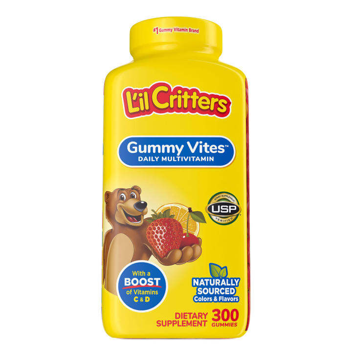 L'il Critters Gummy Vites Daily Multivitamins With Boost of Vitamins C