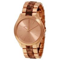 นาฬิกาผู้หญิง MICHAEL KORS Runway Rose Gold-tone Stainless Steel Ladies Watch MK4301