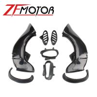 2Pcs YZF 1000 Ram Air Intake Tube Duct Cover Fai For Yamaha YZF1000 YZF R1 2004 2005 2006 ABS Plastic Motorcycle Essories