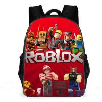 CODRoblox Backpack Double Printed Waterproof Breathable Decompression Childrens School Bag