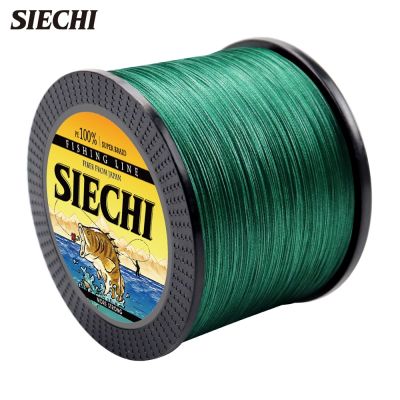 SlECHl เอ็นตกปลาถัก PE ยาว1000ม. 500ม. 300ม. สาย4เส้น12-83LB เอ็นตกปลาสายตกปากหลายเส้นสำหรับสายเบ็ดตกปลาปลาคาร์พ