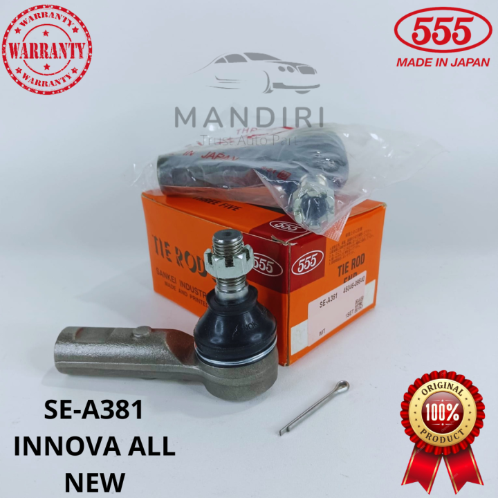 TIE ROD END INNOVA REBOND INOVA ALL NEW 555 ORI MADE IN JAPAN HARGA 1AN