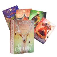 The Spirit Animal Oracle Tarot Deck in a Tin Box Beginners Tarot Game Card Light 68 Card Deck Mystical Affectional Divination way