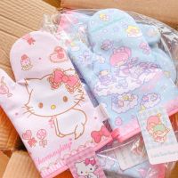 ?พร้อมส่ง | ถุงมือจับร้อน ถุงมือเตาอบ เครื่องครัว Sanrio แท้ Kitty LittleTwins NZ-02