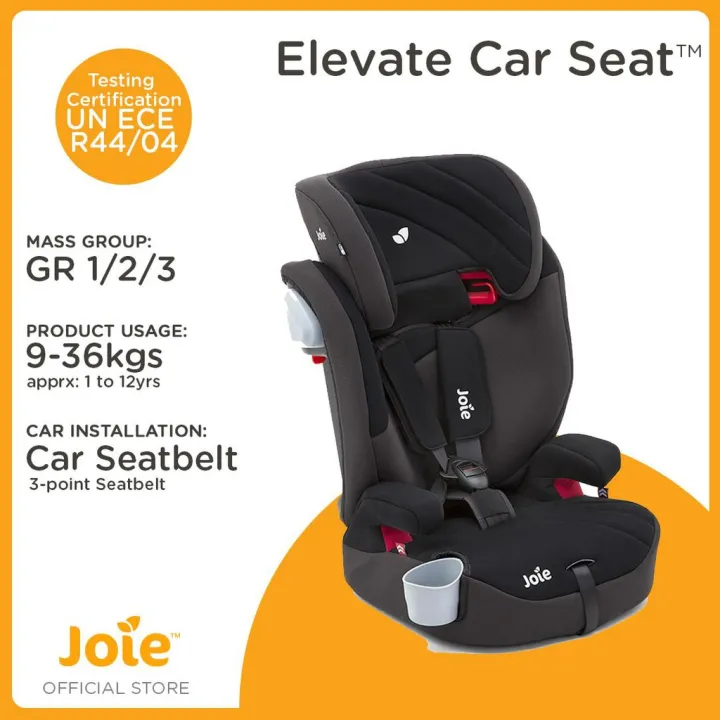 Joie Elevate Car Seat Group 123 Two Toned Black Lazada PH