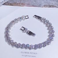 พร้อมส่ง ใหม่ swarovski สร้อยข้อมือโรมัน คลาสสิก ความรัก เย็บสร้อยข้อมือ แฟชั่น