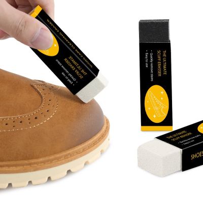 Pembersih sepatu karet sikat pembersih multi-fungsi untuk menghilangkan noda pada Sneakers untuk penggunaan rumah kulit Suede dan sepatu karet