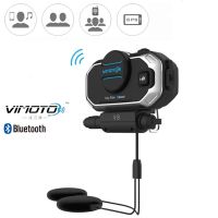 เวอร์ชันภาษาอังกฤษ Vimoto V8หมวกกันน็อคมอเตอร์ไซค์อินเตอร์คอมชุดหูฟังที่รองรับ Bluetooth ลดเสียงรบกวนวิทยุ2ทาง Easy Rider