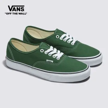 Mens green vans shoes sale