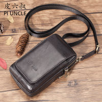 Cowhide Bag Belt Men Belly Bag Genuine leather Shoulder Fanny Pack Male Mini Bag For Mobile Designer Bum Bag Belt Wallet Fashion