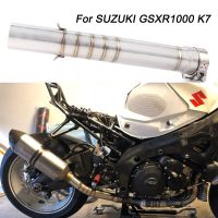 สลิปออนสำหรับรถมอเตอร์ไซค์ Suzuki K7 Gsxr1000 Gsx R1000 Gsxr 1000ระบบเต็มตัวเก็บเสียงท่อไอเสียเชื่อมเชื่อมกลาง