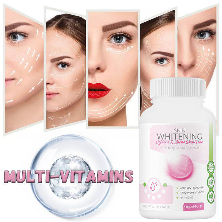 Multivitamins, antiaging, whitening, boost energy, increase vitality