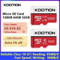 KOOTION การ์ดหน่วยความจำ T1 128GB 64GB 32GB 16GB การ์ด Micro SD ความเร็วสูงขยายพื้นที่จัดเก็บสำหรับสมาร์ทโฟนแอนดรอยด์สวิตช์แท็บเล็ต