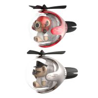 【CC】✇✾☜  Cartoon Diffuser with Fragrant Tablets Flight Propeller Aircraft Air Freshener Ornament Car Interior