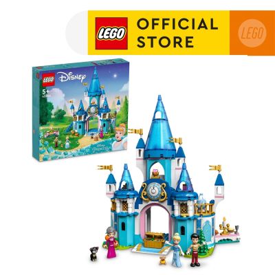 LEGO® Disney 43206 Cinderella and Prince Charming’s Castle Building Kit (365 Pieces)
