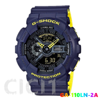 Casio    GShock GA-110LN-2Aนาฬิกาข้อมือผู้ชาย สายเรซิ่น รุ่น （สินค้าขายดีพร้อมส่ง）