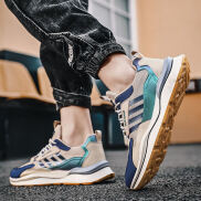 giày thể thao nam giày sneaker Chất Liệu Vải Bò Màu Đen Đế Cao Su Mềm
