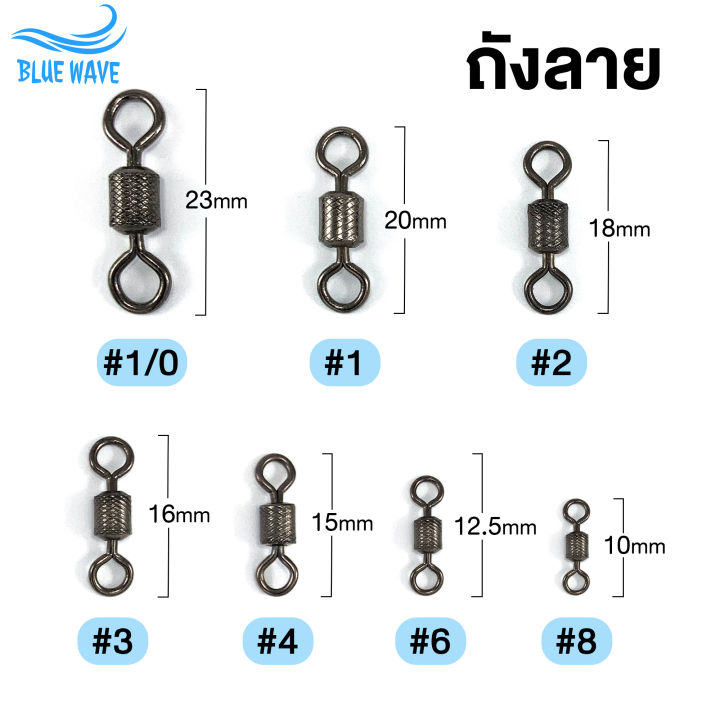 ลูกหมุนถัง-20-ตัว-ถังลาย-ถังเรียบ-เบอร์-1-0-1-2-3-4-6-8-ลูกหมนตกปลา-ลูกหมุนตกปลาหน้าดิน-ลูกหมุน