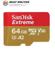 HCMThẻ MicroSD 64GB Sandisk Extreme 160MB s A2 U3 V30 thumbnail