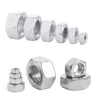 100 pcs 304 M1.2 M1.4 M1.6 M2 M2.5 M2.6 M3 M4 M5 304 Stainless Steel Hex Nut Hex Nut Metric Thread Set Screw Bolts