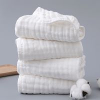 hotx 【cw】 Baby Cotton Gauze Newborn Feeding Burp