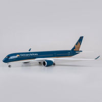 Vietnam Airlines Airbus A350 Airplane Model with LED Light (Touch or Sound Control) Plane for Decoration