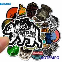 Outdoor Wild Camping Adventure Climbing Travel Landscape Waterproof Stickers for Phone Laptop Bike Motorcycle Car Stick