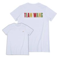 เสื้อทีมวัง TEAM WANG  Christmas เสื้อยืดผ้า  JACKSON WANG GOT7 เนื้อผ้านุ่ม เสื้อยืดคอกลมผ้าฝ้ายเสื้อยืด เสื้อเบลาส์