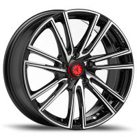 Lenso Wheel SAMURAI RYU ขอบ 17x7.5" 5รู114.3 ET+35 สีBKFW แม็กเลนโซ่ ล้อแม็ก เลนโซ่ lenso17 แม็กรถยนต์ขอบ17