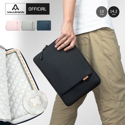 กระเป๋าแล็ปท็อปถุงผ้าสำหรับ Macbook Air Pro 13นิ้ว Casing Tablet นุ่ม14.2นิ้วกระเป๋าโน้ตบุ๊กสำหรับ Matebook HP Dell