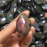 Natural Purple Labradorite Stone Crystal Moonstone Rough Polished Jewellery Pendant Accessories Bead