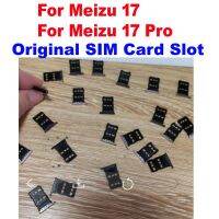 ที่ใส่พอร์ตถาดซิมสล็อคอ่านบัตร17ช่องของแท้สำหรับ Meizu Meizu 17 Pro อะไหล่เปลี่ยน LKT37125สายเคเบิลงอได้โทรศัพท์