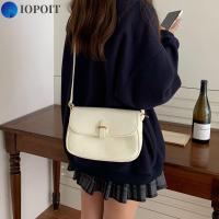 IOPOIT กระเป๋าใส่เงิน กระเป๋า Crossbody แข็งและแข็งแรง พนังพนัง กระเป๋าแมสเซนเจอร์ ง่ายๆ ความจุสูงมาก กระเป๋าสะพายไหล่แบบสั้น สำหรับผู้หญิง