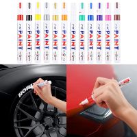 ♘▽๑ Paint Cleaner Car Wheel Tire Oily Painting Pen Auto Rubber Tyre Polishes Metal Permanent Marker Graffiti Touch Scratch Wet Wax