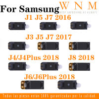 หูหูฟังลำโพงสำหรับ Samsung Galaxy J8 J6 Plus J4 J7 J5 J3 J1 2018 2017 2016หูฟัง Superior ด้านหน้าลำโพงเครื่องรับสัญญาณเสียงหูฟังเปลี่ยนชิ้นส่วน